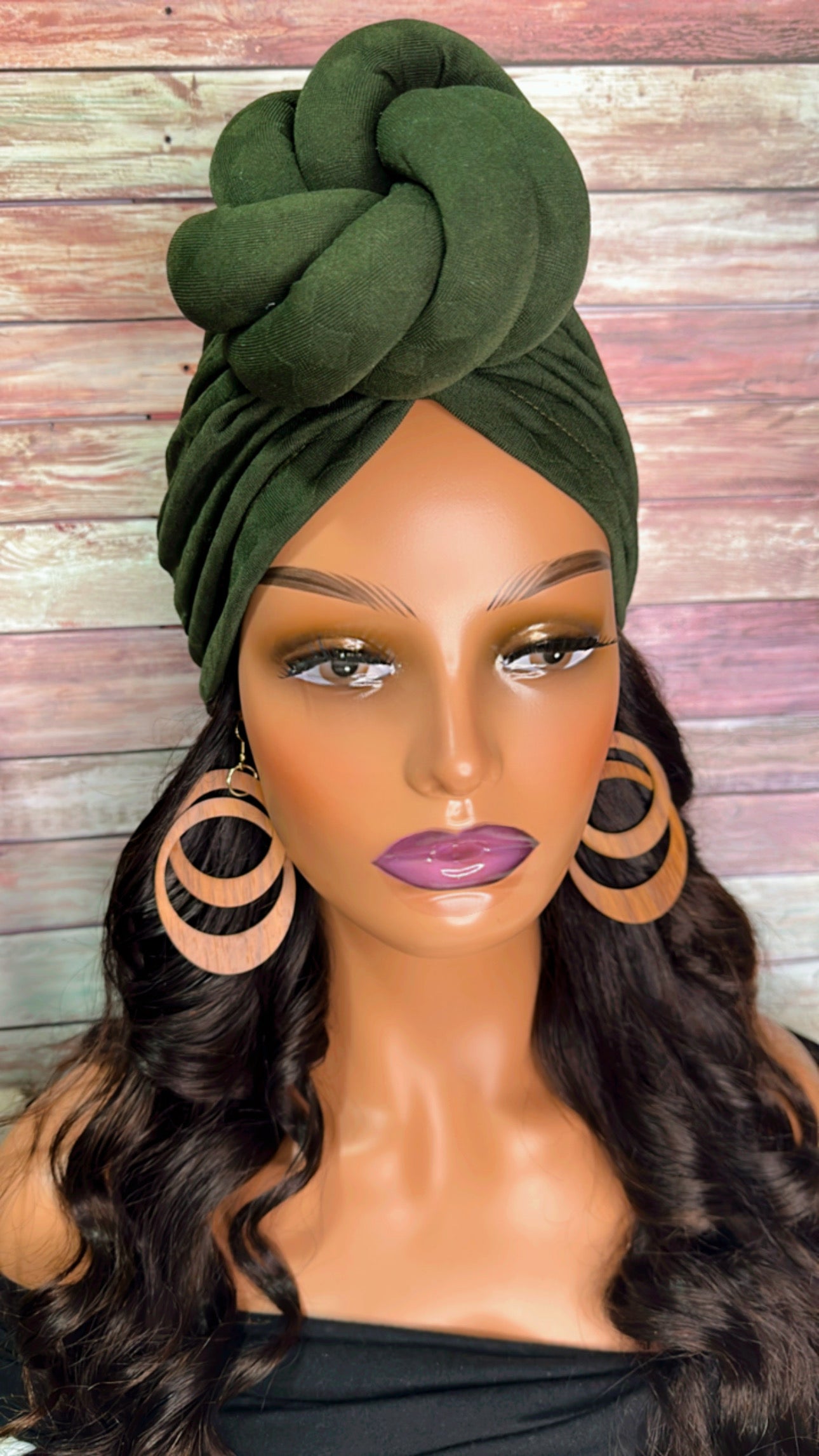 Prewrapped Turban Green - Myparadisejewelsboutique