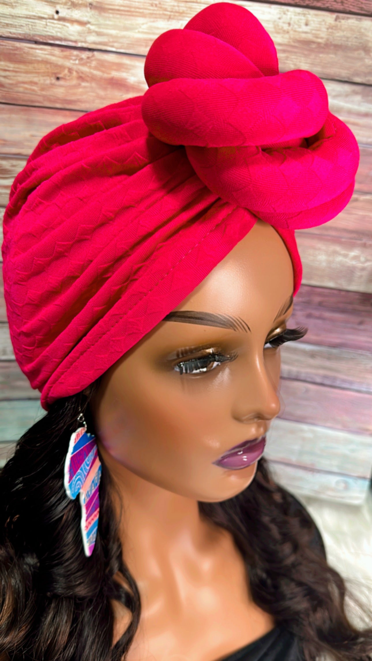Prewrapped Turban Pink - Myparadisejewelsboutique