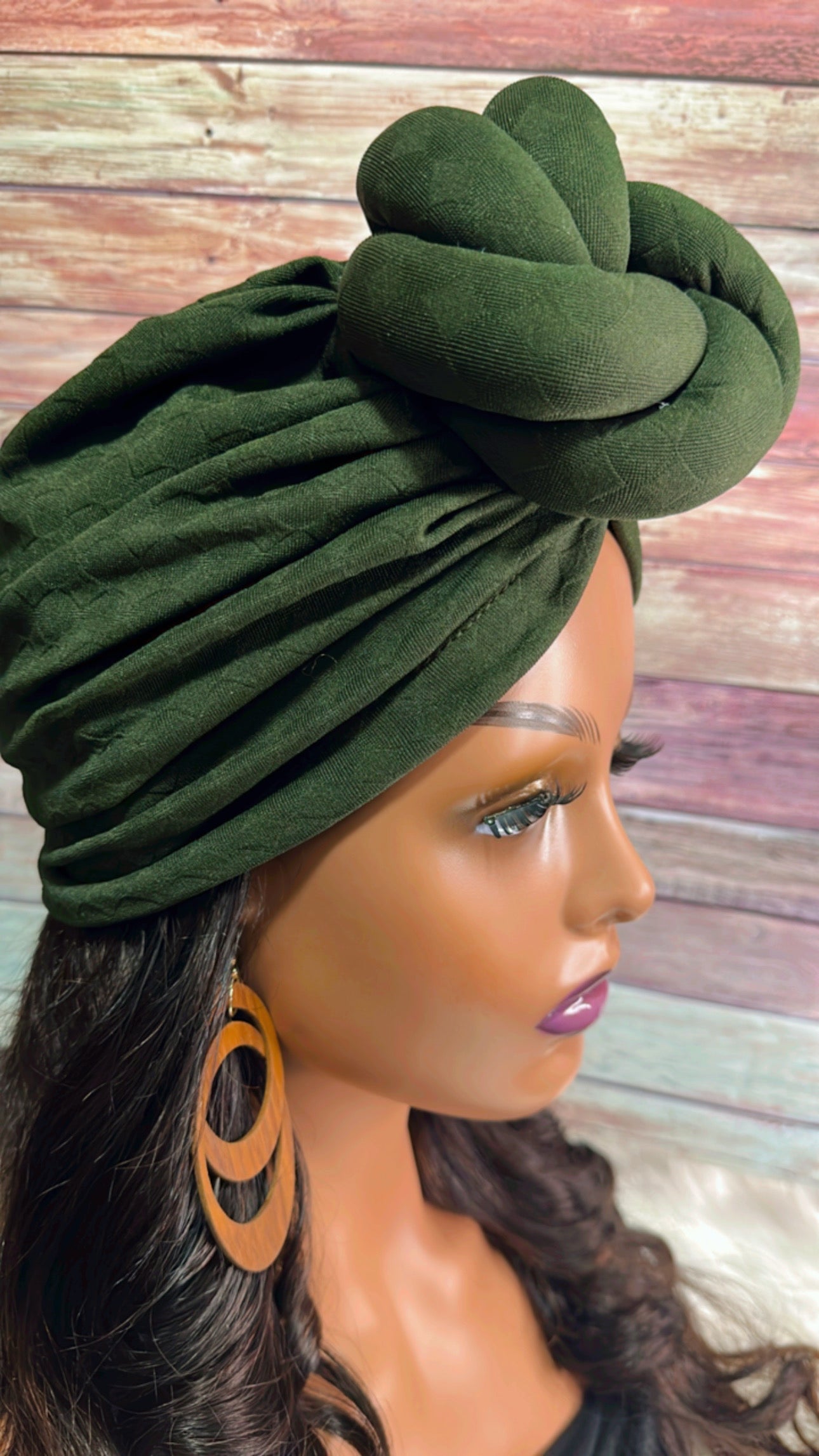 Prewrapped Turban Green - Myparadisejewelsboutique